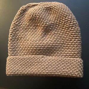 New Handmade Cozy Brown Knit Unisex Hat